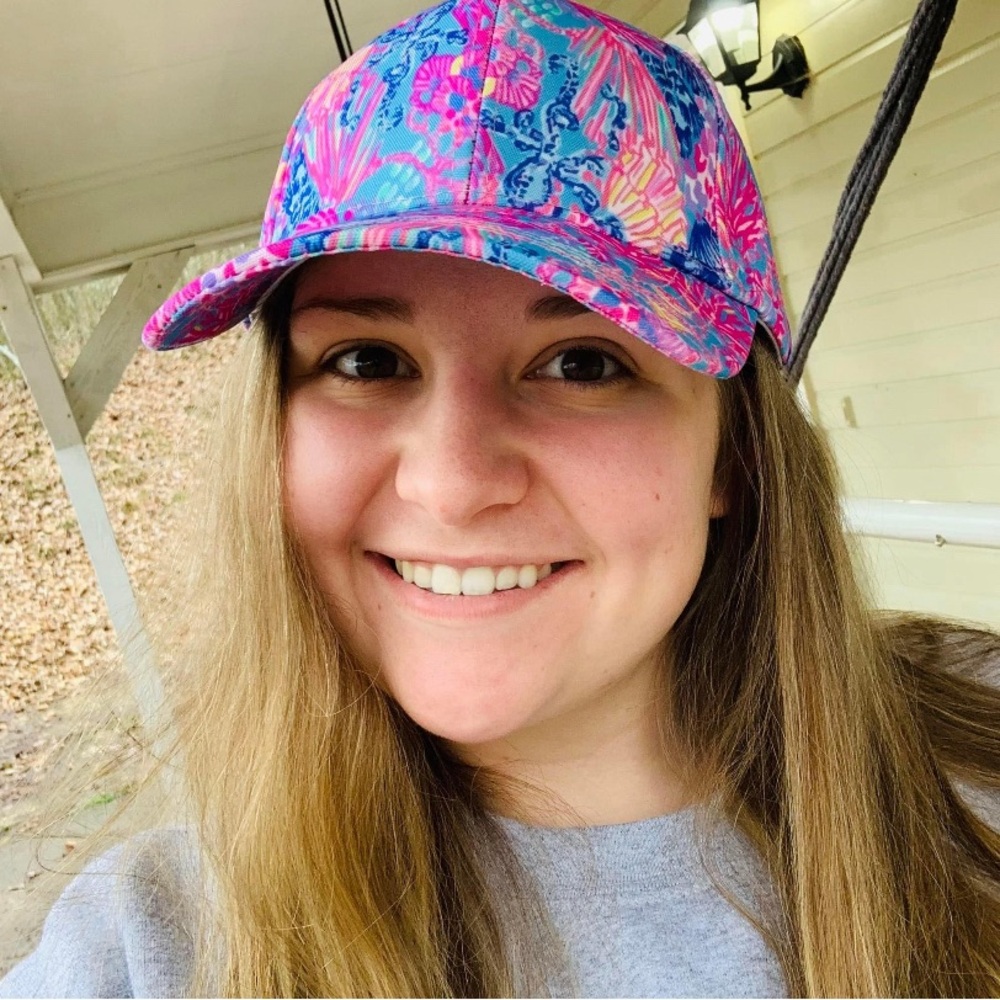 Preppy Inspired Adjustable Hat - Picture 1 of 6